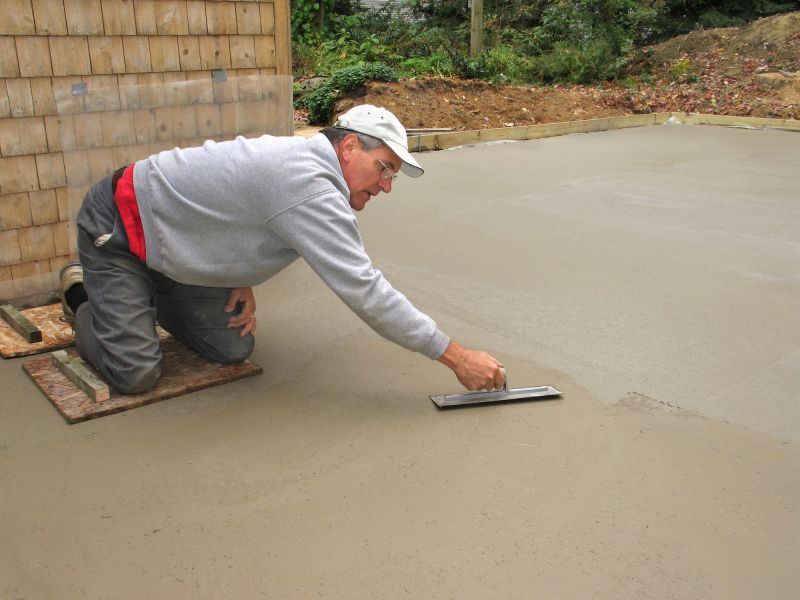 Cement Pavement Construction