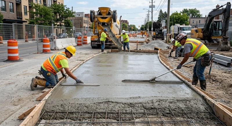 Cement Pavement Construction Service